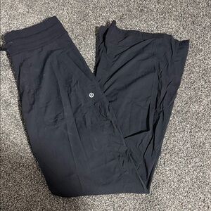 Lululemon Black Dance Studio Pants, Wide Leg